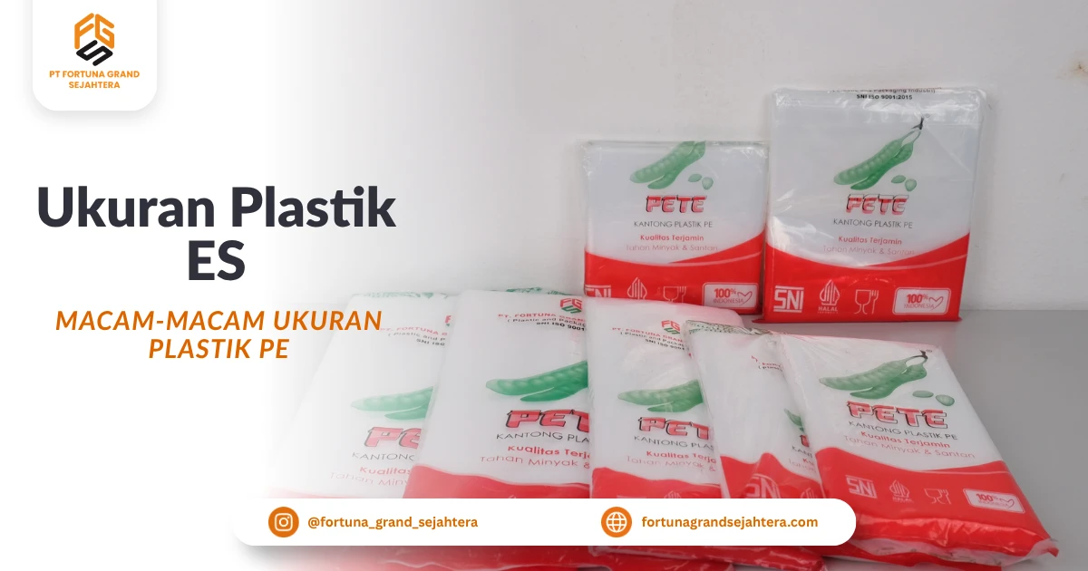 Ukuran Plastik Es Mambo, Es Lilin dan Es Cekek