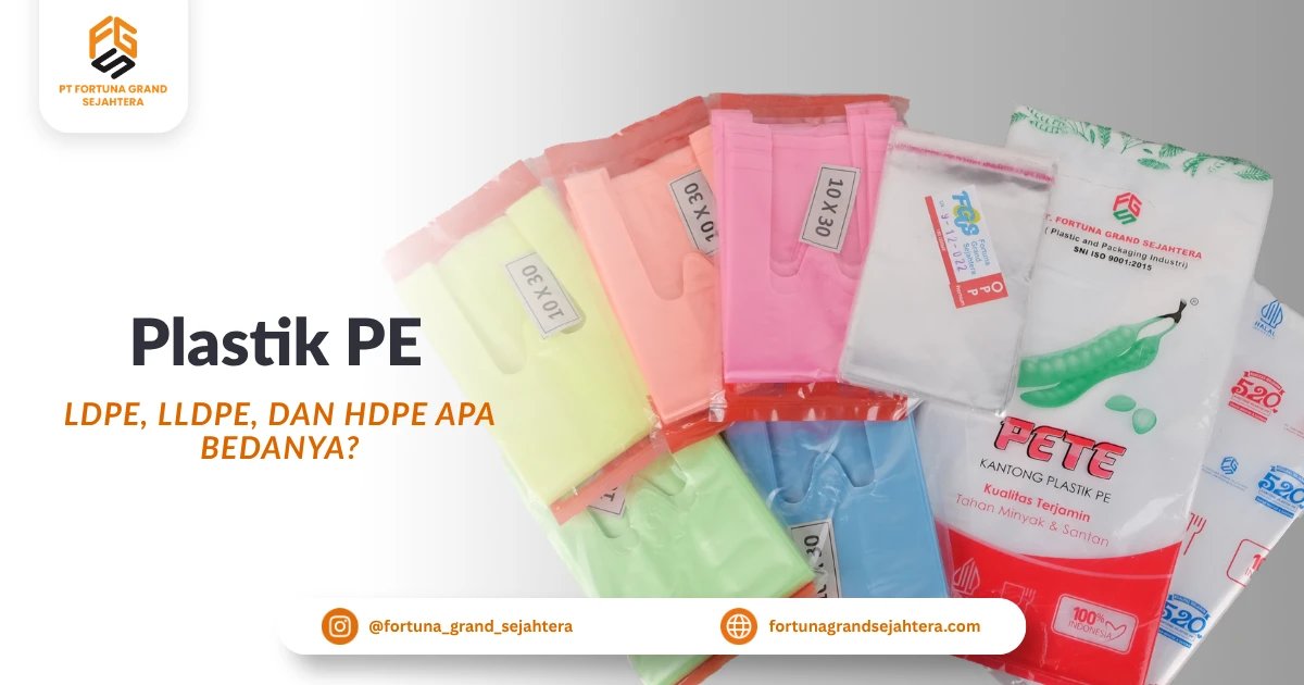 Mengenal Jenis Plastik PE LDPE LLDPE dan HDPE