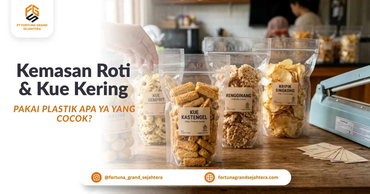 Tips Mengemas Roti dan Kue Kering dengan Plastik OPP