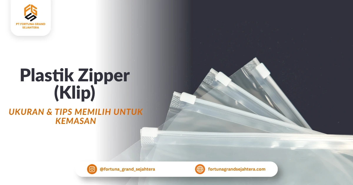 Plastik Zipper Klip Kemasan